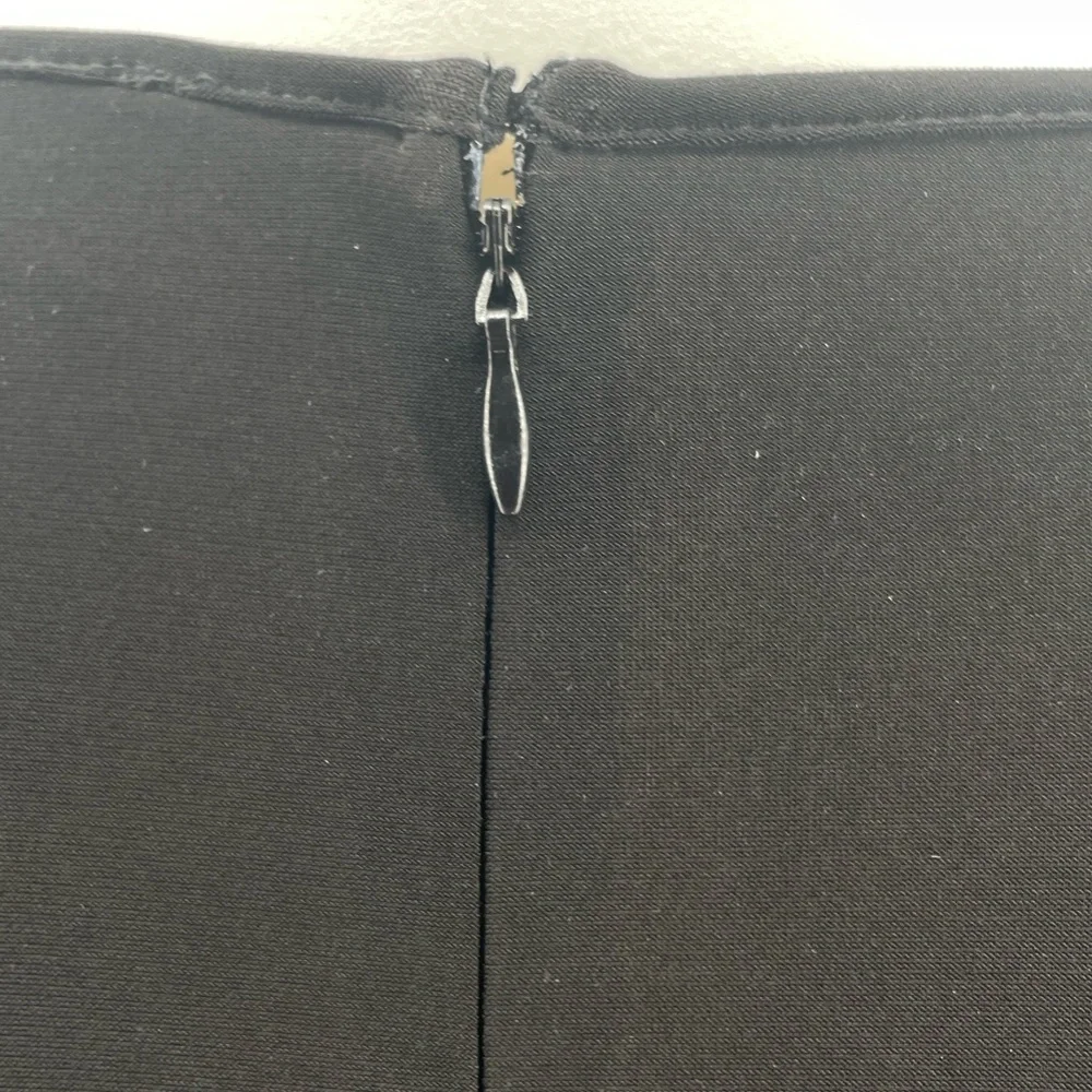 Laundry by Shelli Segal Black V-Neck Sheath Dress Knee Length Women's Size 1X - Picture 14 of 15